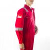 red coverall side view