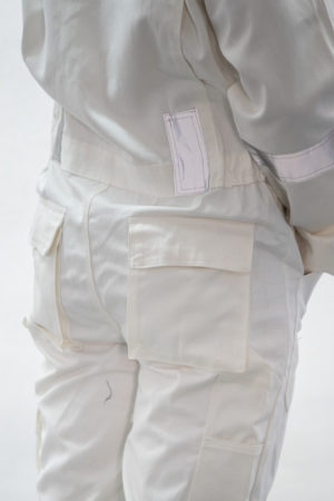 white uniform back view